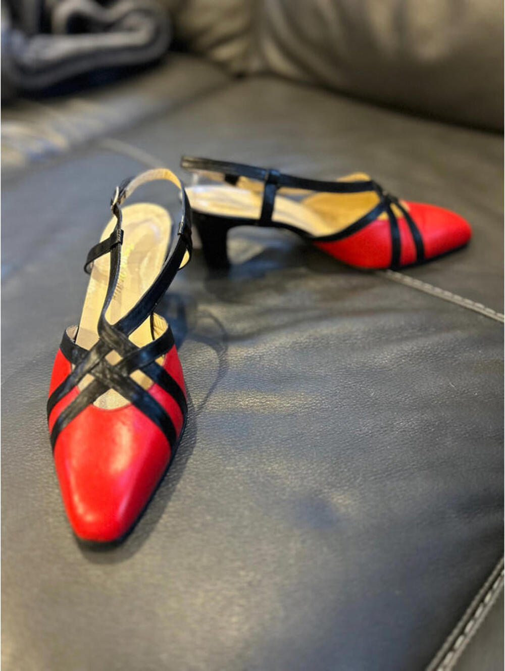 Vintage size 38.5 women’s shoes. Made in Greece. Unworn